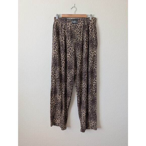 California Crazee Wear XL Leopard Print MC Hammer Pants Parachute Workout Gym - Picture 4 of 8